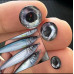3d Göz - 6 Mm - Jig Rapala Kaşık Silikonlar Için Yapay Göz - 50 Adet