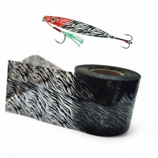 Sıcak Baskı Hologram Folyosu 4cm*1m - Desenli Balıkçılık Malzemeleri - Yapay Yem Baskısı - 6