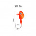 S.F. 20 gr Jig Head - 0/5 İğne - Renk: S01 S.F. 20 gr Jig Head - 0/5 İğne - Renk: S01