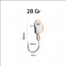 S.F. 28 gr Jig Head 0/5 No İğne - Renk: S02