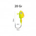 S.F. 20 gr Jig Head - 0/5 İğne - Renk: S04 S.F. 20 gr Jig Head - 0/5 İğne - Renk: S04