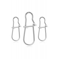 17mm Klips - Jig, Rapala İçin - Paslanmaz Nikel Kaplama - 10 Adet