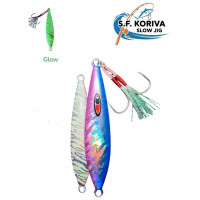 S.F. Koriva Slow Jig 130gr - Glow - Akya Sinarit Lahos Trança Antenli Mercan Gibi Balık Avları İçin Jig - Renk: 305 S.F. Koriva Slow Jig 130gr - Glow - Akya Sinarit Lahos Trança Antenli Mercan Gibi Balık Avları İçin Jig - Renk: 305