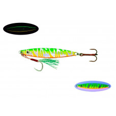 S.F. Sardin Jig 60g Renk: 14 - Sahte Yem Kaşık Rapala -Levrek, Palamut, Lüfer, Çinekop, Turna İçin En İyi Glow ve UV Jig Yem
