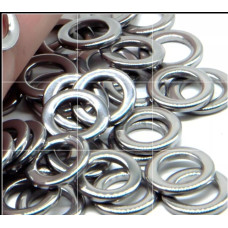 10 Pcs 9mm Solid Rings