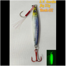 S.F. Sardin Jig 22g - Color:2