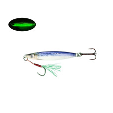 S.F. Sardin Jig 34g - Color: 4 - Fake Bait Spoon Rapala - Best Glow Jig Bait for Sea Bass, Bonito, Bluefish, Chinkop, Pike