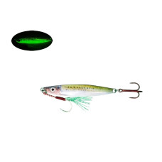 S.F. Sardin Jig 34g - Color: 7 - Fake Bait Spoon Rapala - Best Glow Jig Bait for Sea Bass, Bonito, Bluefish, Chinkop, Pike