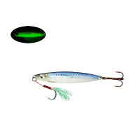 S.F. Sardin Jig 60g - Color:8 - Fake Bait Spoon Rapala - Best Glow Jig Bait for Sea Bass, Bonito, Bluefish, Chinkop, Pike