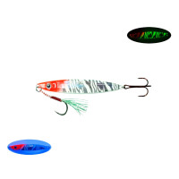 S.F. Sardin Jig 22g Color : 11 - Fake Bait Spoon Rapala -Sea Bass, Bonito, Bluefish, Chinkop, Pike Jig Bait -Zebra Glow