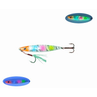 S.F. Sardin Jig 22g Color : 16 - Fake Bait Spoon Rapala -Sea Bass, Bonito, Bluefish, Chinkop, Pike Jig Bait -Zebra Glow