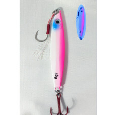 S.F Sardin Jig 40g - Spoon Fake Fish Lures - Best Jig Bait for Sea Bass Bonito Bluefish Pike - Uv Jig -Color: 17